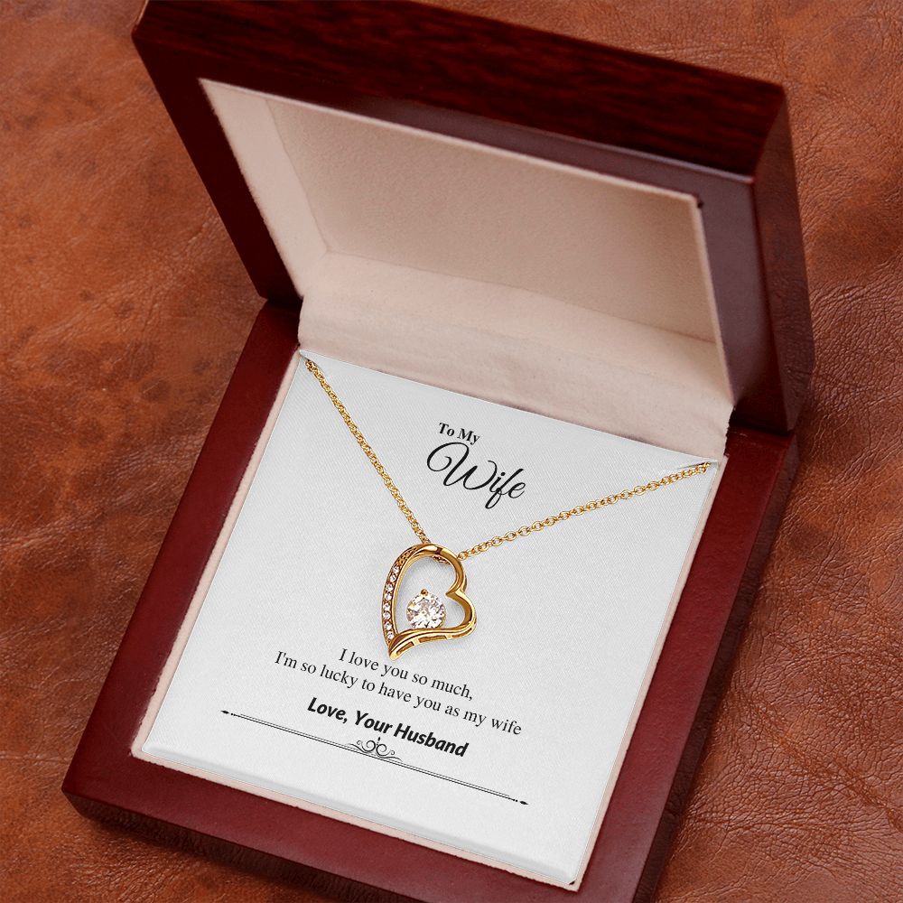 To My Wife | Forever Love Necklace