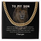 To My Son | Cuban Link Chain