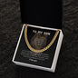 To My Son | Cuban Link Chain