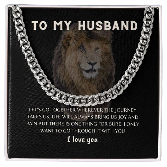 To My Husband | Cuban Link Chain