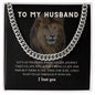 To My Husband | Cuban Link Chain