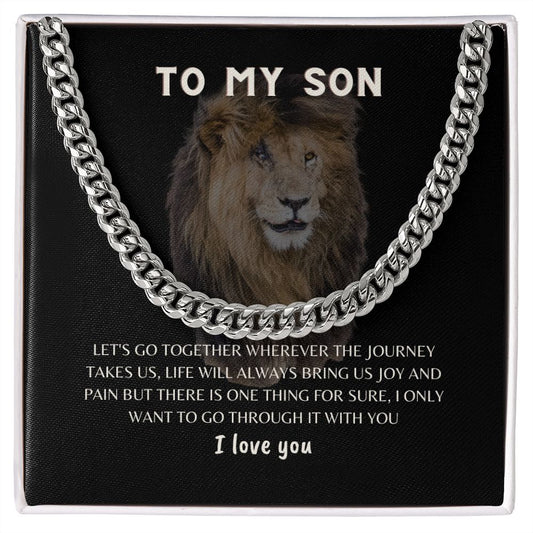 To My Son | Cuban Link Chain