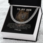 To My Son | Cuban Link Chain