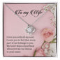 To My Wife I Love You | Love Knot Necklace
