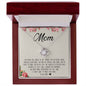 Mom You Mean The World To Me | Love Knot Necklace