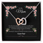 To My Mom | Interlocking Hearts Necklace