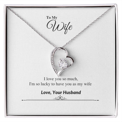 To My Wife | Forever Love Necklace