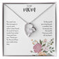 To my Mom I Love You With All My Heart | Forever Love Necklace