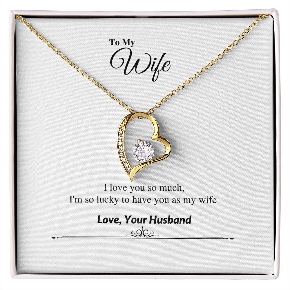 To My Wife | Forever Love Necklace