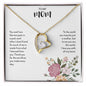 To my Mom I Love You With All My Heart | Forever Love Necklace